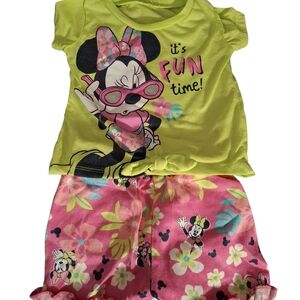Disney Minnie Mouse Set - Yellow and Pink
